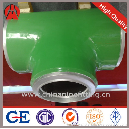 astm a420 wpl6 reducing tee